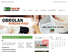 Tablet Screenshot of mujahidinfm.com